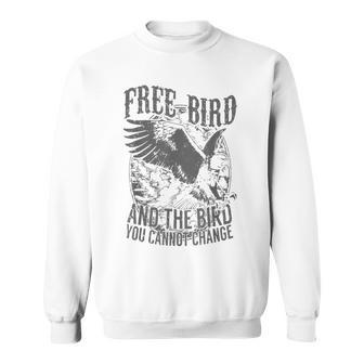 Free Bird Fiery Gift For Music Lovers Sweatshirt - Seseable