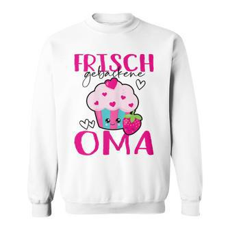 Frischgebackene Oma 2022 Sweatshirt, Damen Verkündung Design - Seseable