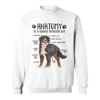 Funny Anatomy Bernese Mountain Dog Berner Lover Sweatshirt | Mazezy