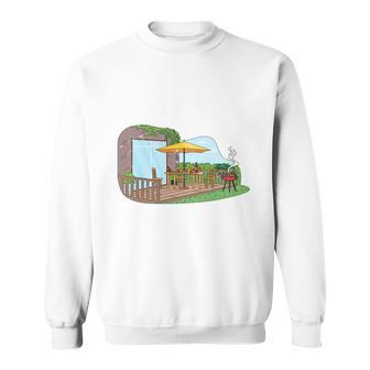 Funny Big Deck Energy Summer Vacation Sweatshirt - Thegiftio UK