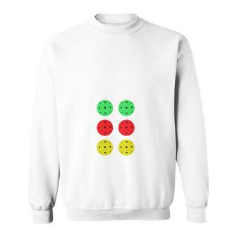 Funny Pickleball Check Out My Six Pack Sweatshirt - Monsterry