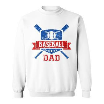 Funny Vintage Baseball Dad Sweatshirt - Seseable