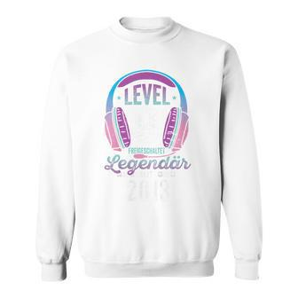 Gamer Girl Level 9 Sweatshirt, Geschenkidee zum 9. Geburtstag 2013 - Seseable