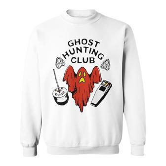 Ghost Hunting Club Baseball T Sweatshirt | Mazezy