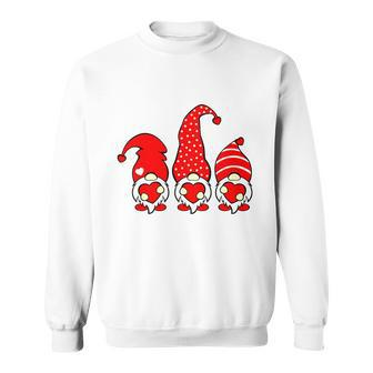 Gnomes Womens Valentines Day Sweatshirt - Monsterry UK