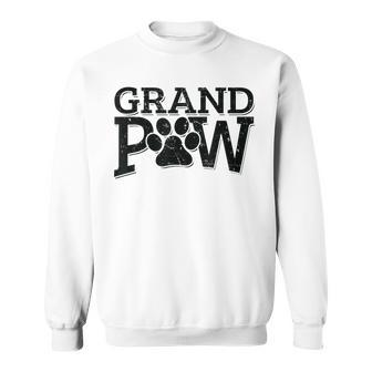 Grandpaw Dog Grandpa Grand Paw Gifts Men Dad Father Sweatshirt - Seseable