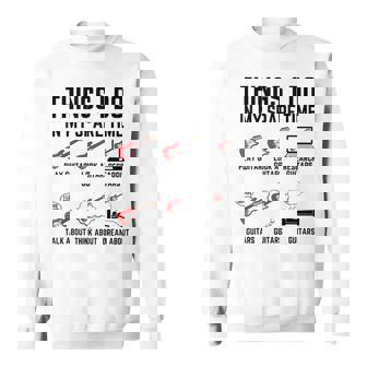 Guitarist Things I Do In My Spare Time Guitar Sweatshirt | Seseable CA