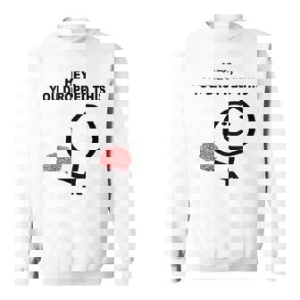 Hey You Dropped This Funny Brain Joke Sweatshirt | Mazezy