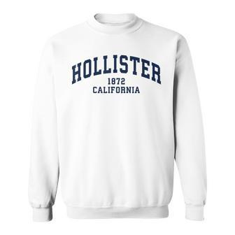 Hollister California Ca Vintage State Athletic Navy Style Sweatshirt - Seseable