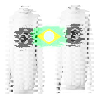 I Love Brazil Soccer Football Brazilian South Latin America Men Women Sweatshirt Graphic Print Unisex - Thegiftio