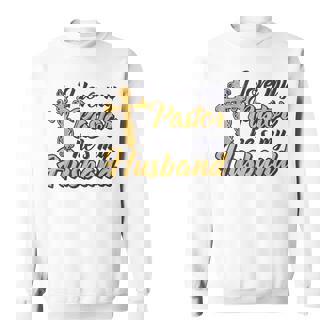 I Love My Pastor Hes My Husband Accessories Church Women Men Women Sweatshirt Graphic Print Unisex - Thegiftio UK
