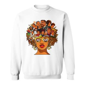 I Love My Roots Black Powerful History Month Pride Dna Sweatshirt - Seseable