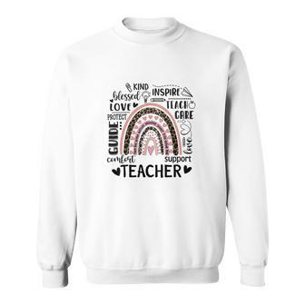 I Love Teacher Sweatshirt - Seseable