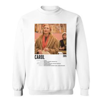 Iconic Scene Carol Cate Blanchett Sweatshirt | Mazezy