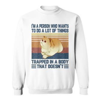 Im A Person Who Wants To Do Lot Of Things Funny Sweatshirt - Seseable