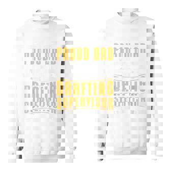 Im A Proud Dad Of A Freaking Awesome Drafting Supervisor Sweatshirt - Thegiftio
