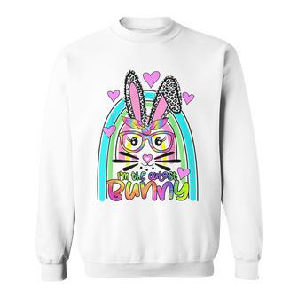 Im The Cutest Bunny Leopard Matching Family Easter Day Sweatshirt | Mazezy AU