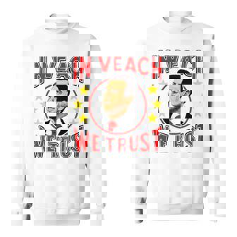 In Brett Veach We Trust Sweatshirt | Mazezy