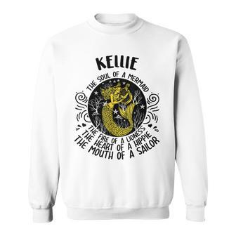 Kellie The Soul Of A Mermaid Personalized 2T5t Men Women Sweatshirt Graphic Print Unisex - Thegiftio UK