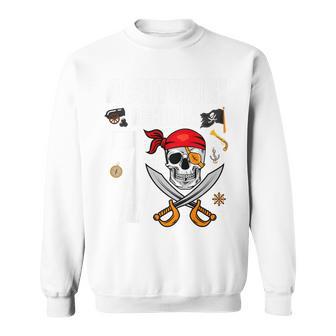 Kinder 7 Jahre Alt Geburtstag Junge Totenkopf Pirat Party Sweatshirt - Seseable