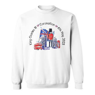 King Charles Iii May 2023 Coronation British Souvenir London Sweatshirt | Mazezy