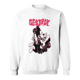 Large One Of A Kind Seditionaries Style Destroy Chaos M&AmpM Sweatshirt | Mazezy