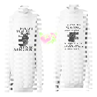 Legalize Marinara Funny Parody Italian Tomato Sauce Food Men Women Sweatshirt Graphic Print Unisex - Thegiftio UK
