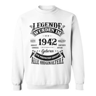 Legenden Wurden Im 1942 Geboren 81 Geburtstag 81 Jahre Sweatshirt - Seseable