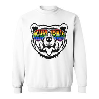 Lgbt Daddy Papa Bear Gay Pride Proud Dad Fathers Day Gift For Mens Sweatshirt | Mazezy
