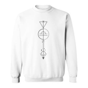 Libra Astrology Zodiac Arrow Sweatshirt | Mazezy