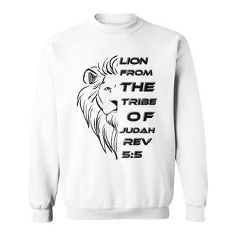 Lion From The Tribe Of Judah Christian For Women V3 Sweatshirt - Seseable