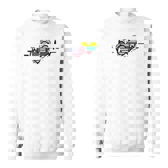 Lithuanian Roots Heartbeat Lithuanian American Sweatshirt | Mazezy