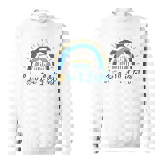 Love And Light Hanukkah Pajamakah Funny Family Matching Men Women Sweatshirt Graphic Print Unisex - Thegiftio UK