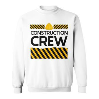 Matching Boys And Dad Construction Digger Birthday Outfit Sweatshirt - Thegiftio UK