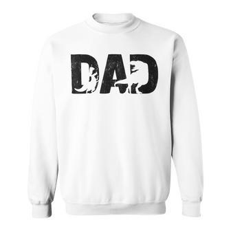 Mens Trex Dad Dinosaur Lover Cool Vintage Mens Fathers Day Sweatshirt - Seseable