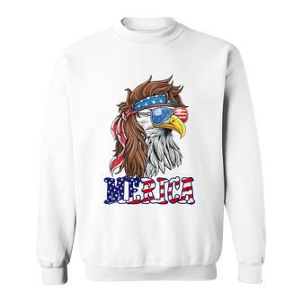 Merica Mullet Eagle Independence Day Sweatshirt - Thegiftio UK