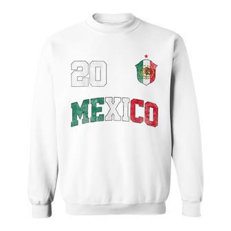 Mexico Soccer Mexican Jersey Football Retro 20 Futebol Fan Men Women Sweatshirt Graphic Print Unisex - Thegiftio UK
