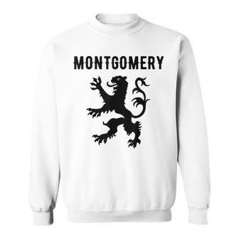 Montgomery Clan Scottish Family Name Scotland Heraldry Men Women Sweatshirt Graphic Print Unisex - Seseable
