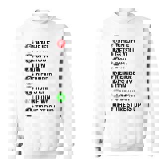 Motorcycle Shift Funny Saying Motocross Motorbike Biker Gift Sweatshirt | Seseable UK