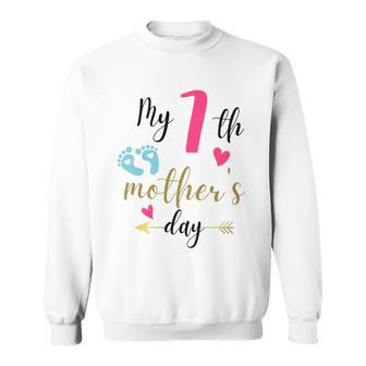 My Seventh Mothers Day Sweatshirt - Monsterry