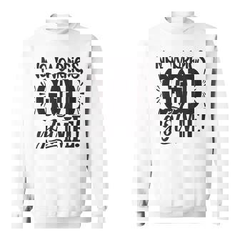 No Worries God-Got Me African American Christian Men Women Sweatshirt Graphic Print Unisex - Thegiftio UK