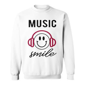 Novelty Musical Sound Melody Smile Karaoke Musician Lover Men Women Sweatshirt Graphic Print Unisex - Seseable