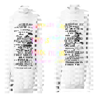 November Girl I Am Who I Am I Have Tatoos Pretty Eyes Thick Thighs And Cuss Too Much I Am Living My Best Life Your Approval Isn’T Need Sweatshirt | Seseable CA