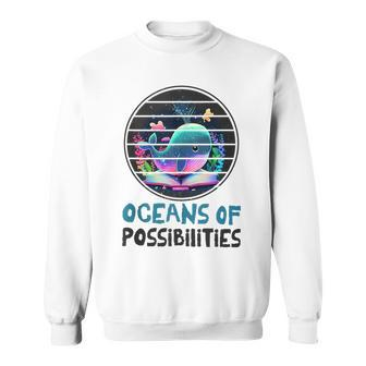 Oceans Of Possibilities Summer Reading 2023 Retro Vintage Sweatshirt | Mazezy DE