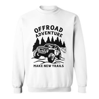 Offroad Car With Nature Sweatshirt - Monsterry DE