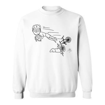 Oh Oh Cyclist Humorous Sweatshirt | Mazezy