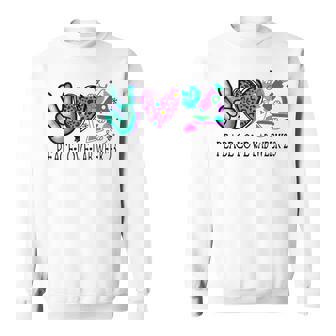 Peace Love Lab Week 2023 Medical Laboratory Technologist Sweatshirt | Mazezy