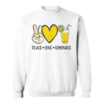 Peace Love Lemonade Sweatshirt | Mazezy