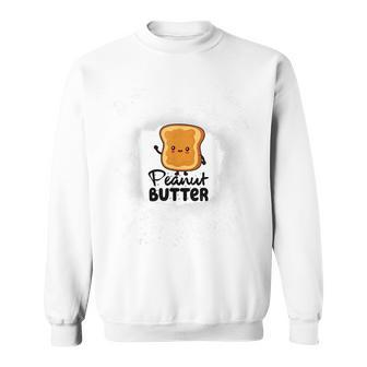 Peanut Butter And Jelly Costumes For Adults Funny Food Fancy V2 Men Women Sweatshirt Graphic Print Unisex - Thegiftio UK