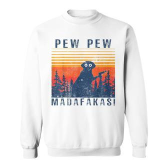 Pew Pew Madafakas - Labrador Men Women Sweatshirt Graphic Print Unisex - Seseable